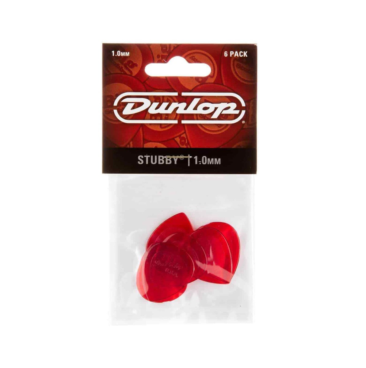 Dunlop Stubby 1.0 MM Guitar Picks 6 pack