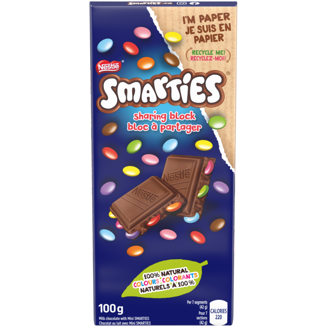 Smarties Chocolate Bar
