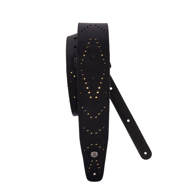 D'Addarrio 2.5" Leather Guitar Strap - Star Dust Leather 25LH00