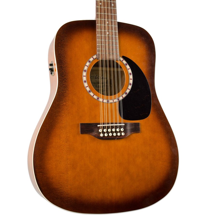 A&L 12 Cedar Antique Burst QI guitar