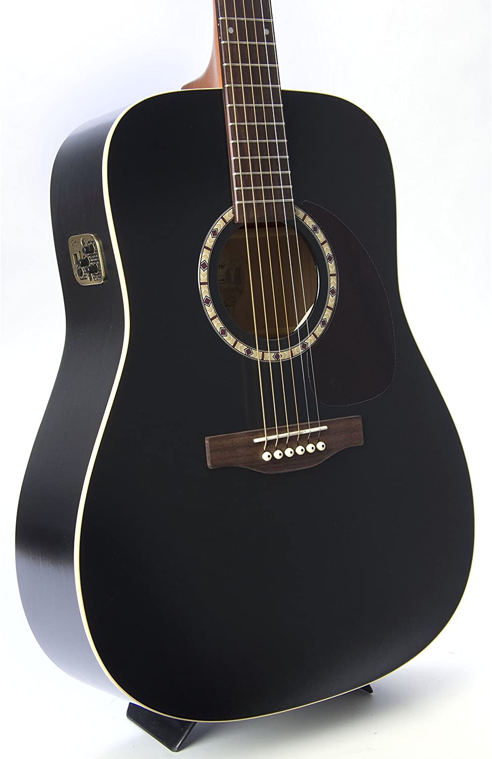 A&L Cedar Black QI Guitar
