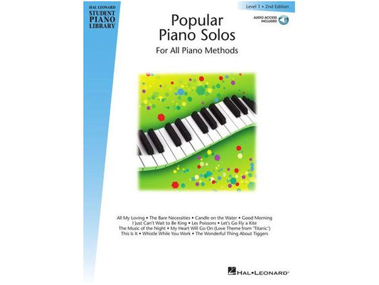Popular Piano Solos level 1 bk/cd