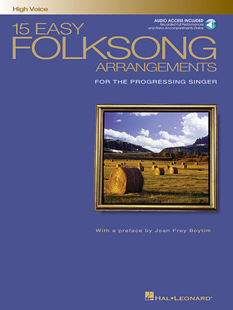 15 Easy Folks Songs - Arrangements for Progressing SInger