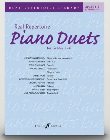 Faber Real Repertoire Piano Duets Grades 4-6