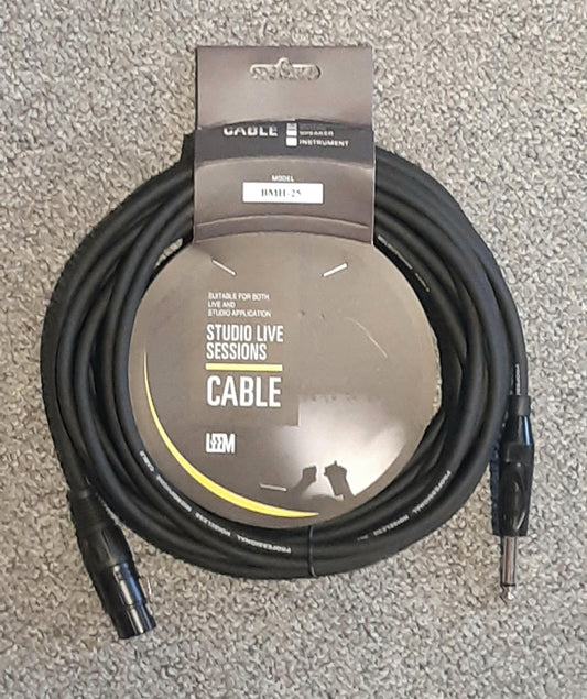 LEEM 25' High-Z Microphone Cable BMH-25