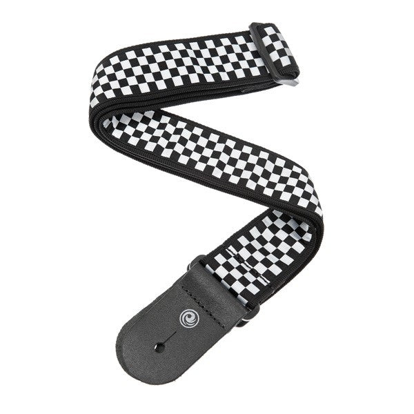 50 MM plnt guitar strap-Checkmate