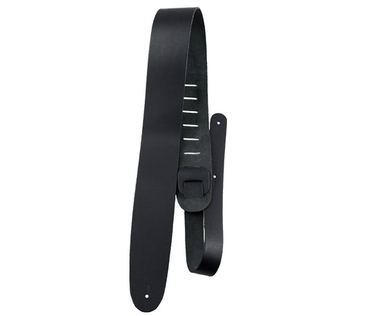 2.5 Basic Lth Black guitar strap