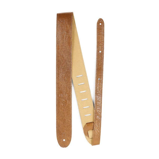 Martin Italian Leather/Suede Back Guitar Strap - Tan  18A0163