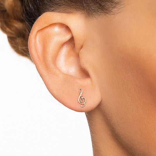 Treble Clef Earrings