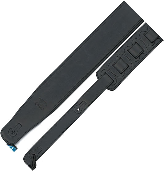 Profile 2.8" Soft Leather Guitar Strap Black PGS780-3