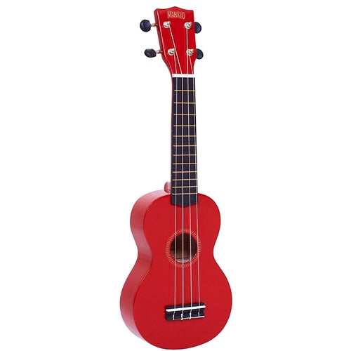 Mahalo Soprano Ukulele w/bag - Red