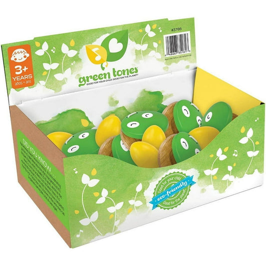 Green Tones egg shakers/castanets