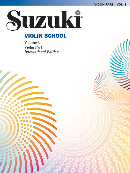 Suzuki Violin School Vol 3 w/CD