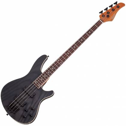 Schecter c-4 Standard Charcoal Satin Bass Guitar