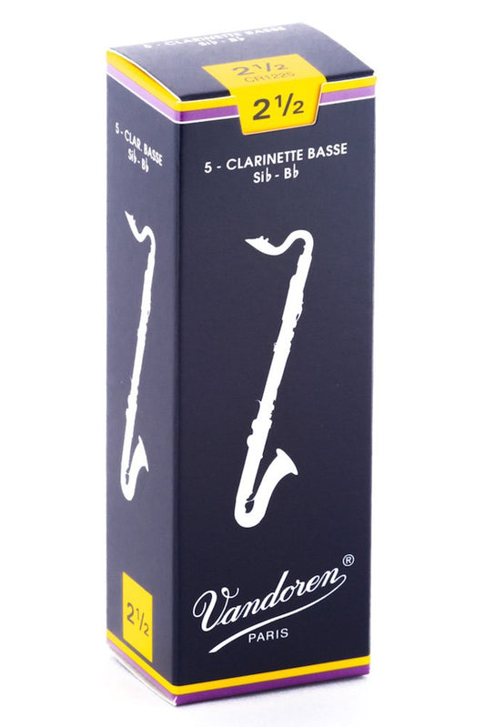 #2.5 Bb Bass Clarinet Reed Vandoren