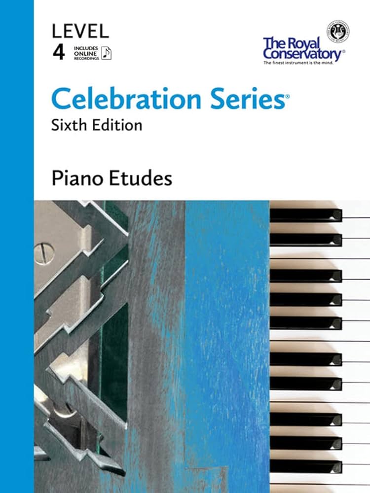 RCM Celebration Series Piano Etudes Level 4 - 6th Edition