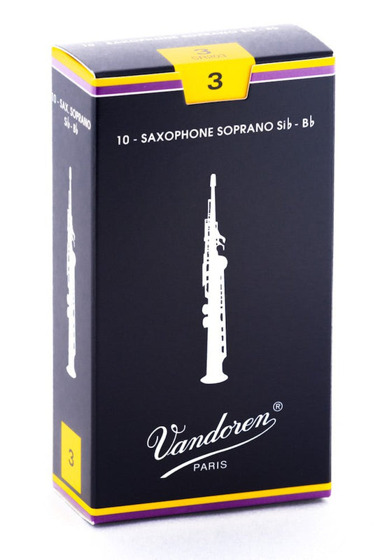 Vandoren soprano saxophone Bb reeds - 3