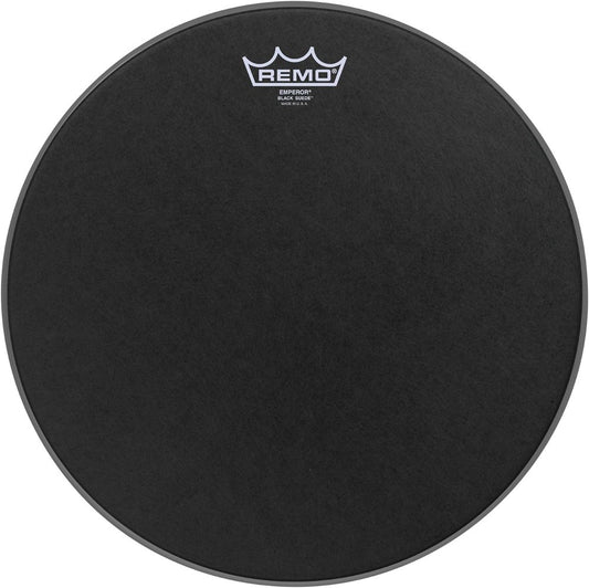 14" Black Suede Emperor - Remo