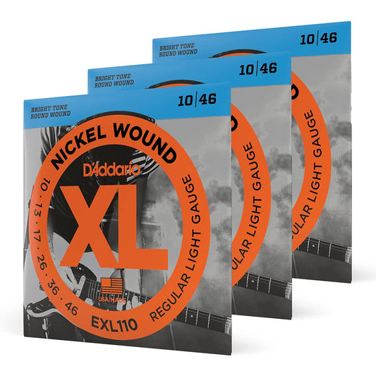 D'Addario 3- Pack Light Strings