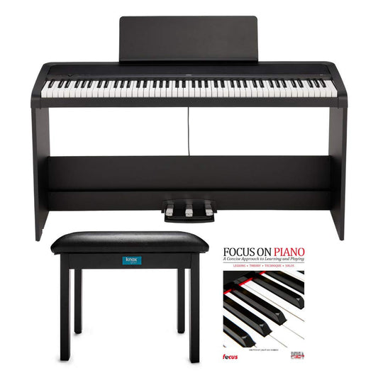 Korg B2 Piano, Stand, 3 pedals, bench