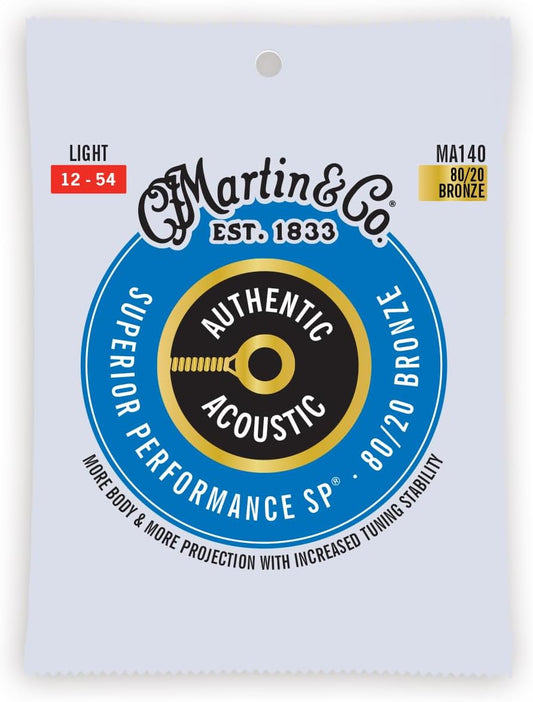 Martin & Co Acoustic Guitar Strings Light 12 - 54 Bronze