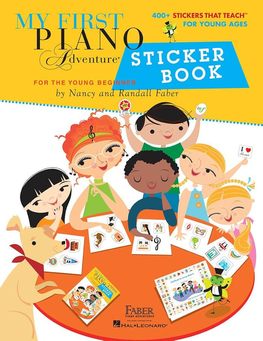 My  First Piano Adventure Sticker Book