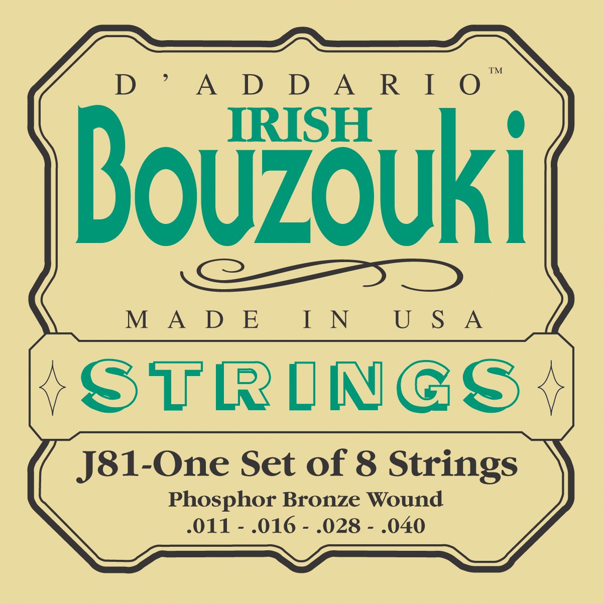 D'Addario Bouzouki Strings