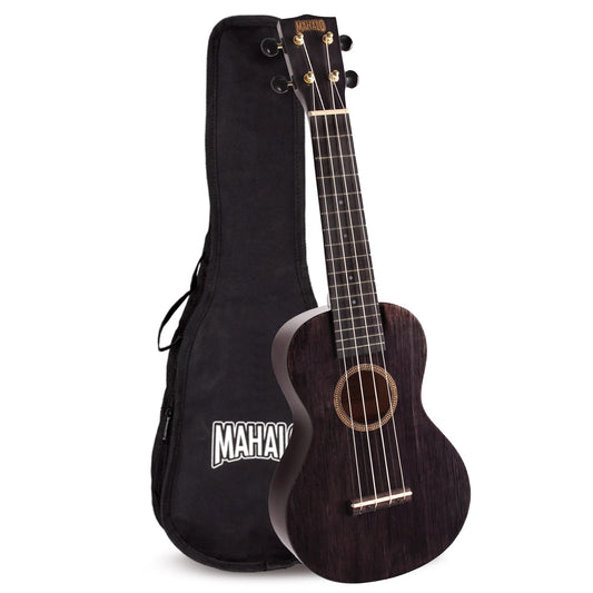 Mahalo Trans. Black Ukulele