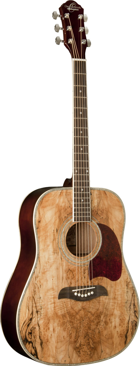 Oscar Schmidt Dread Spalted Maple Guitar