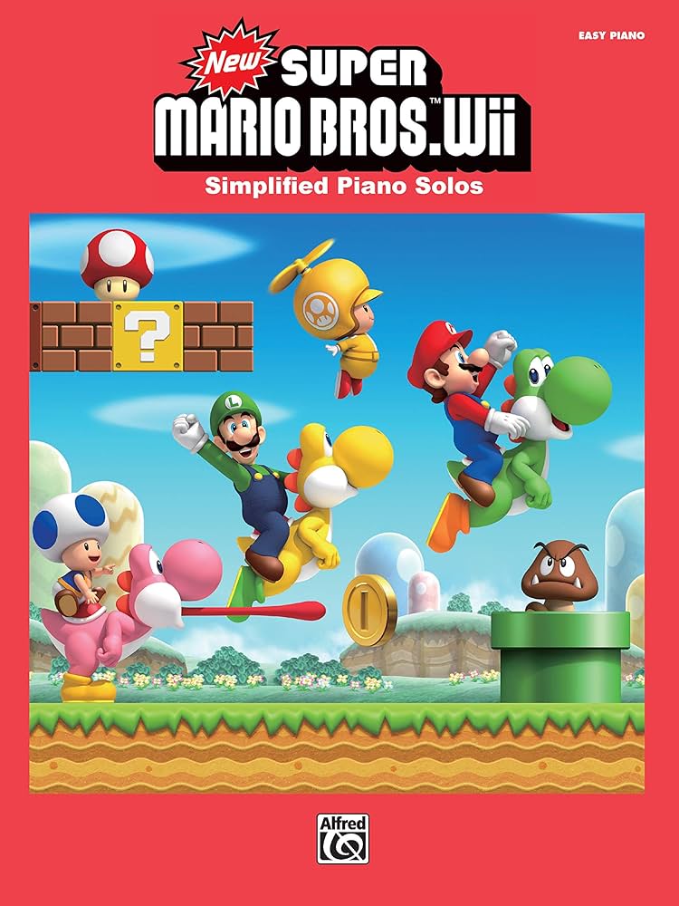 Alfred New Super Mario Bros.WII Simplified Piano Solos