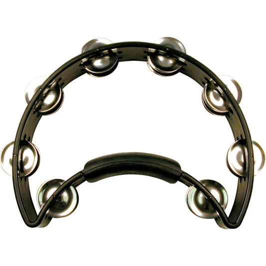 Rhythm Tech 1/4 Moon Tambourine Black