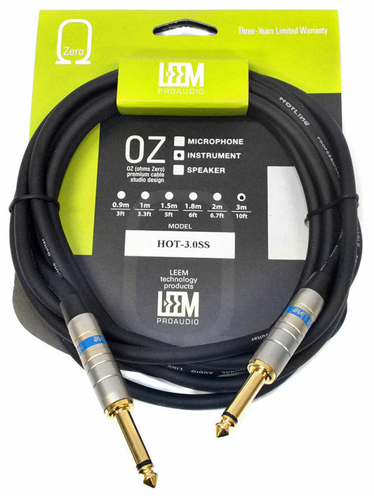 Leem - Instrument Cables - 3ft