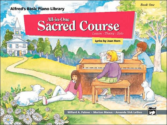 Alfred Basic Piano All In One Sacred Course Bk1