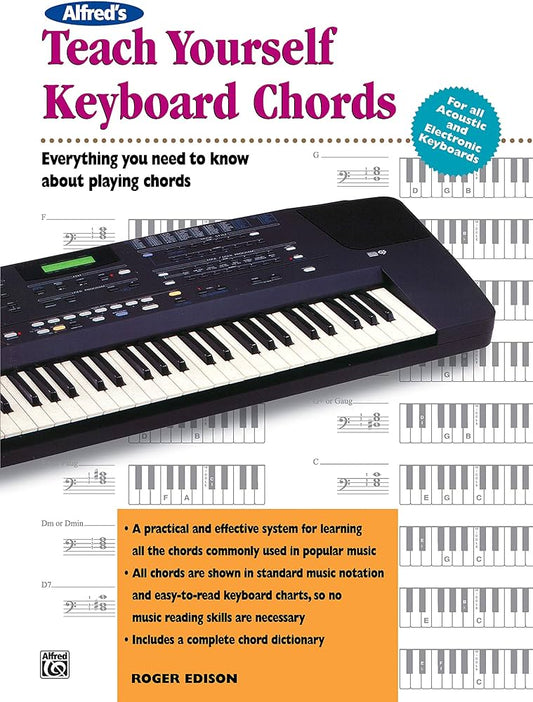 Alfred Teach Yourself Keyboard Chords Edison