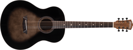 Washburn Bella Tono Studio Acoustic Guitar Charcoal Spruce Walnut   BTS9CH-D
