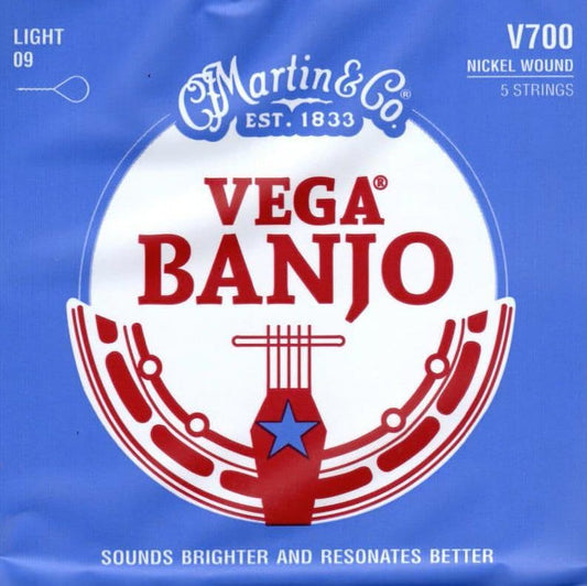 Banjo strings - 5 string- light v700