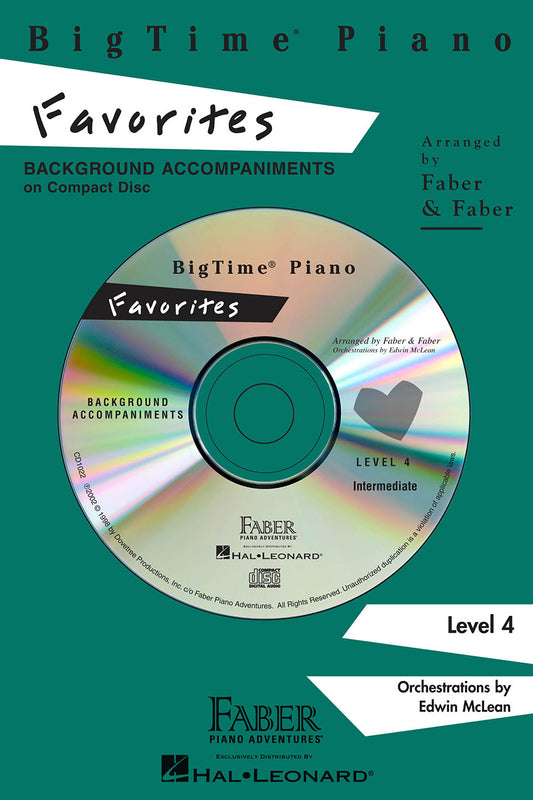 Big Time Piano Favorites CD