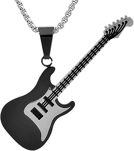 Black Electric Guitar Chain