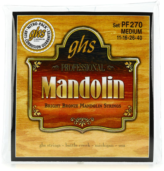ghs Bright Bronze Mandolin Strings Medium .011.040