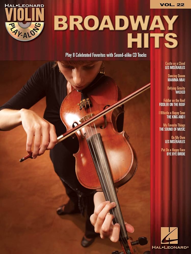 HL Broadway Hits Violin Play-Along Volume 22 (Book & CD)