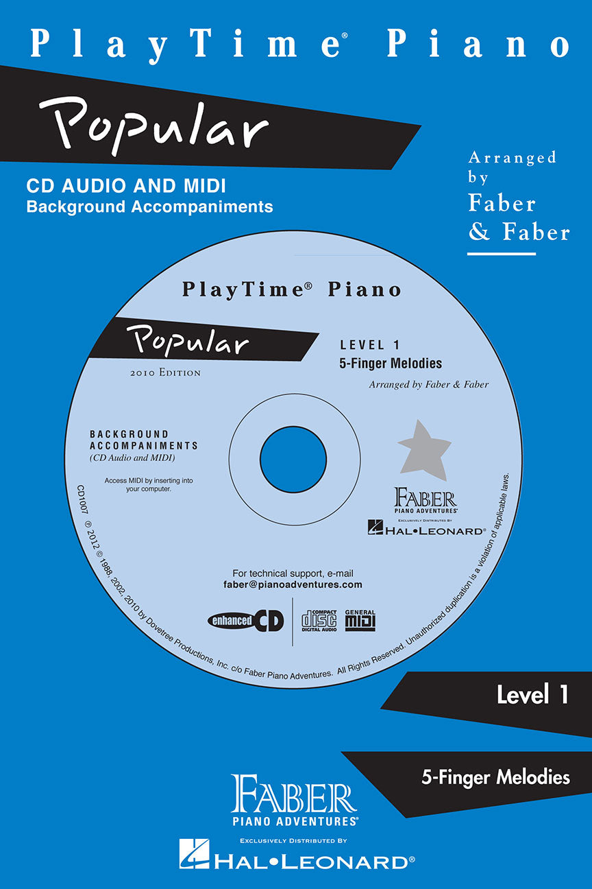 Play  Time Piano - Popular - Level 1 CD