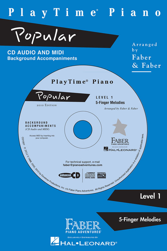 Play  Time Piano - Popular - Level 1 CD