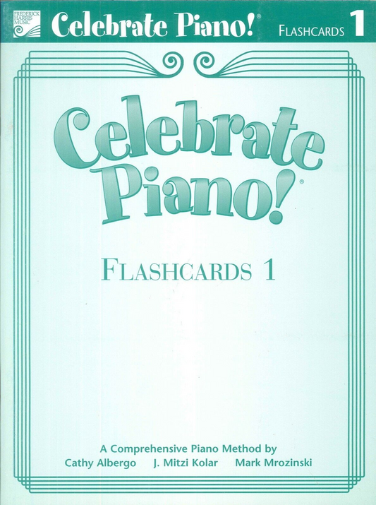 Celebrate Piano - Flashcards 1