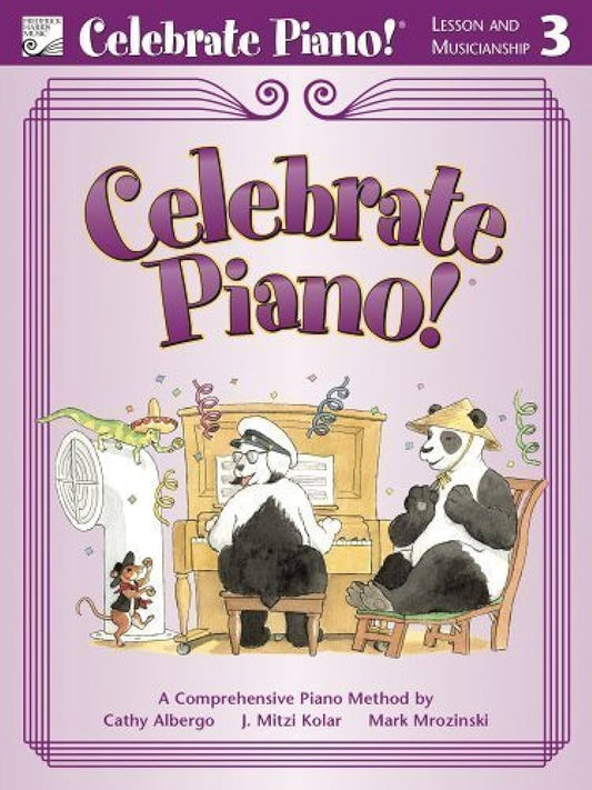 Celebrate Piano CD - Lesson and Musicanship 3