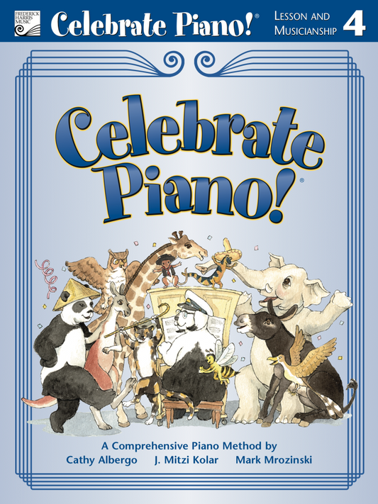 Celebrate Piano cd! - Lesson and Musicanship 4