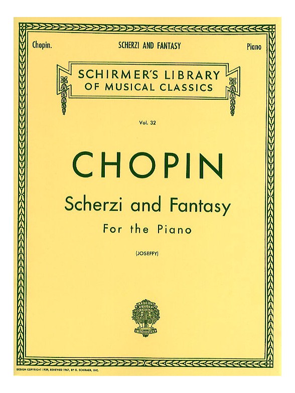 Chopin Scherzi & Fantasy in F Minor PS Joseﬀy