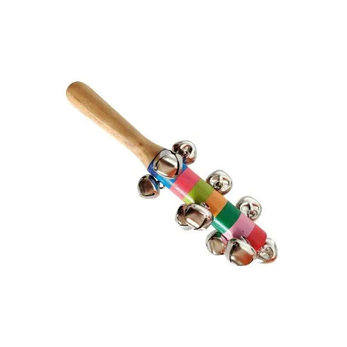 Colourful Wooden 5 Bell Jingle