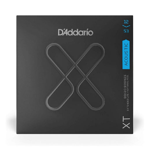 D'Addario Acoustic Guitar Strings XT 80/20 Bronze 12 Strings