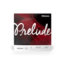 D'Addario Prelude Violin 4/4 Light Tension Steel Core Strings Set