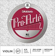 D'Addario Pro Arte Violin 4/4 Strings